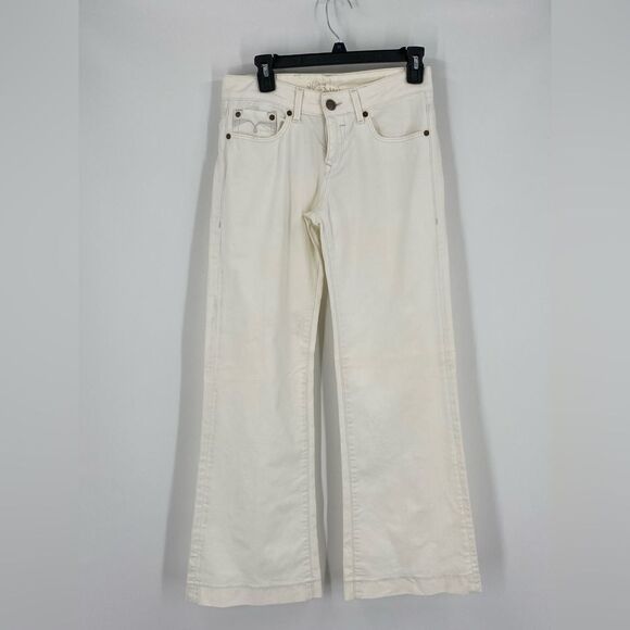 Mavi Jeans Women’s White Flared Jeans size 27 - Picture 1 of 5